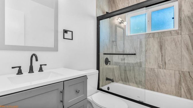 Bathroom, Glass Shower, Interior