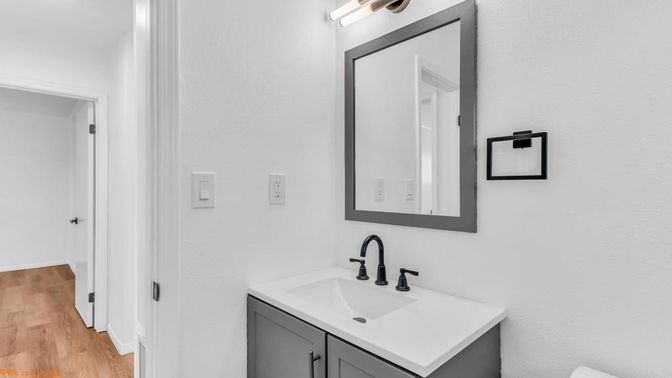 Bathroom, Interior, Wood Texture Flooring