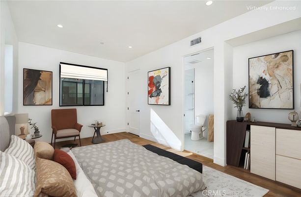 Bathroom, Bedroom, Interior, Recessed Lighting, Wood Texture Flooring