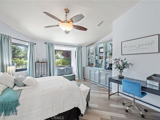 Bedroom, Home Office, Interior, Wood Texture Flooring