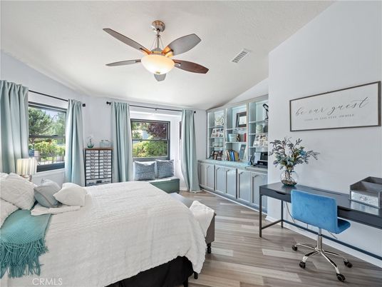 Bedroom, Home Office, Interior, Wood Texture Flooring
