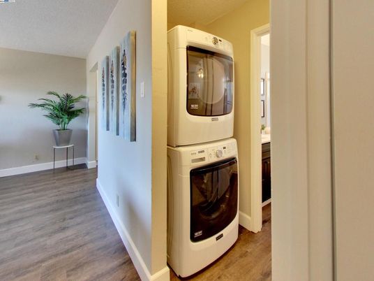 Interior, Utility Closets, Washer, Wood Texture Flooring