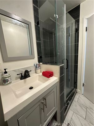 Bathroom, Glass Shower, Interior, Marble
