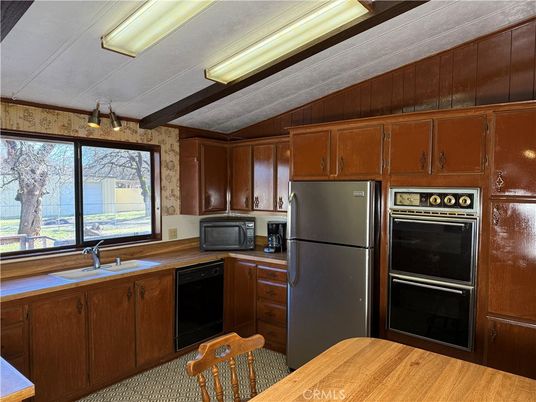 Interior, Kitchen, Wood Texture Flooring