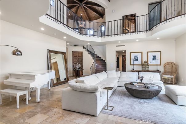 Interior, Living room, Piano, Recessed Lighting