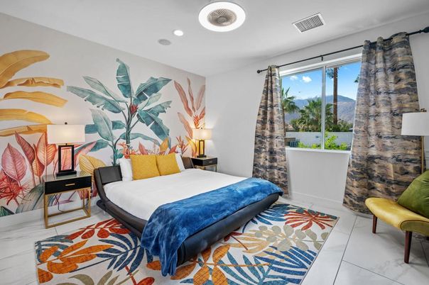 Bedroom, Interior, Recessed Lighting