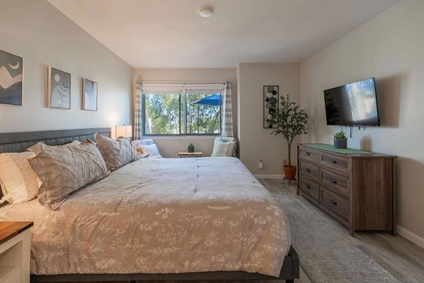 Bedroom, Interior, Wood Texture Flooring