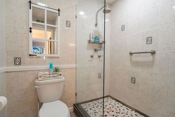 Bathroom, Glass Shower, Interior