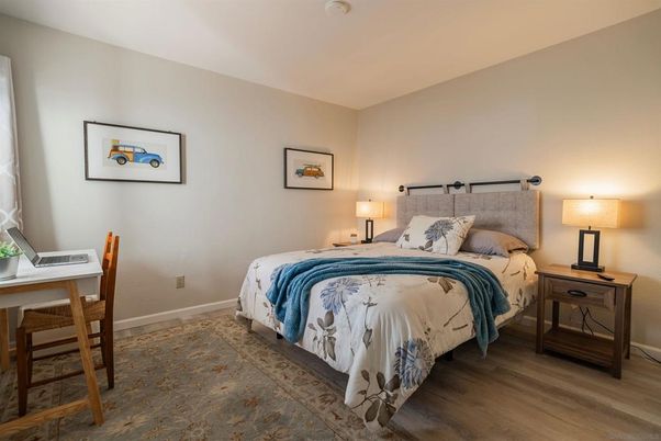 Bedroom, Interior, Wood Texture Flooring