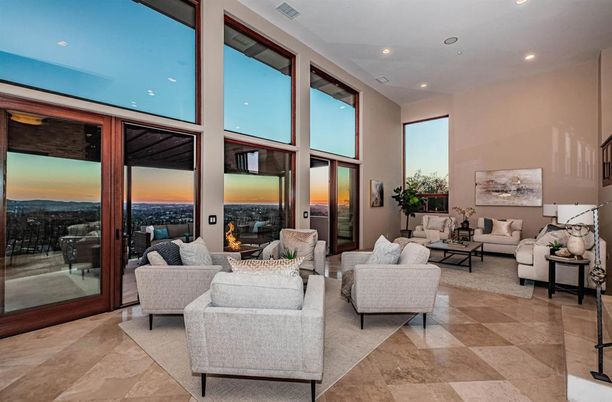 Interior, Living room, Recessed Lighting