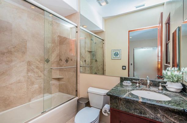 Bathroom, Glass Shower, Interior