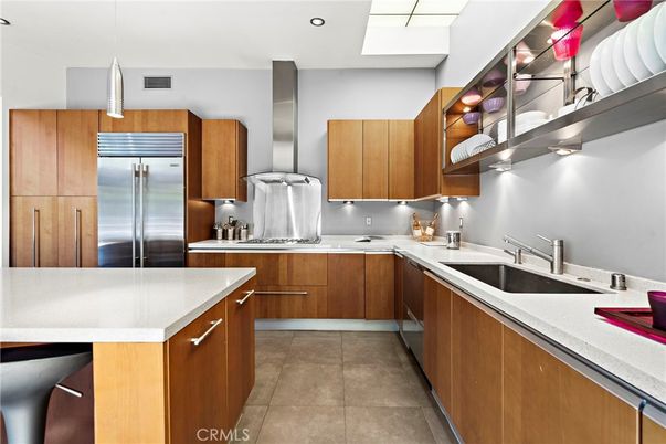 Interior, Kitchen, Recessed Lighting, Stainless Steel Appliances