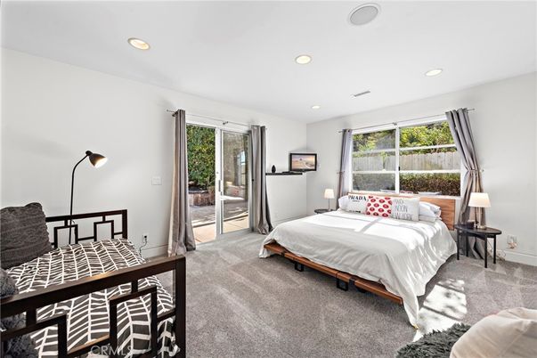 Bedroom, Interior, Recessed Lighting