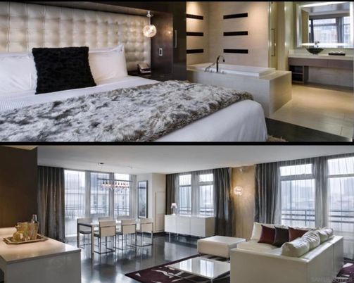Bedroom, Dining room, Interior, Pendant Lights