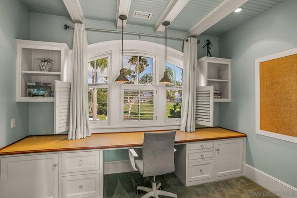 Home Office, Interior, Pendant Lights