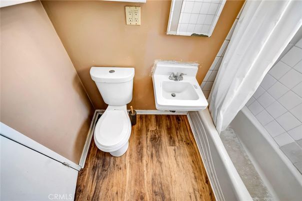Bathroom, Interior, Wood Texture Flooring
