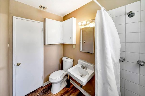 Bathroom, Interior, Wood Texture Flooring