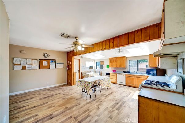 Interior, Kitchen, Wood Texture Flooring