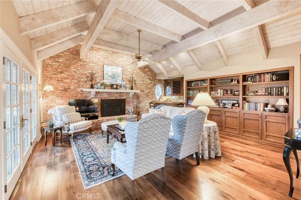 Fireplace, Interior, Living room, Stone Walls, Wooden Beams, Wooden Ceilings, Wood Texture Flooring