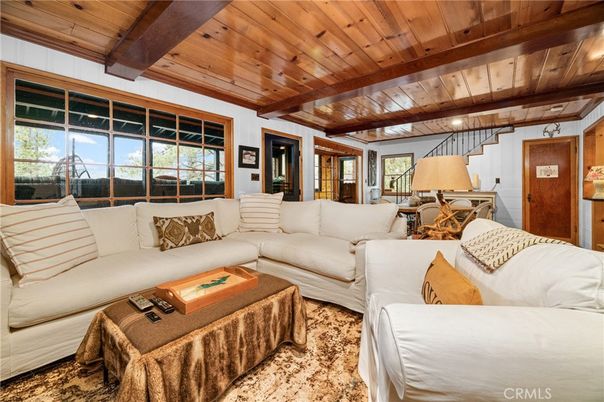 Interior, Living room, Wooden Beams, Wooden Ceilings