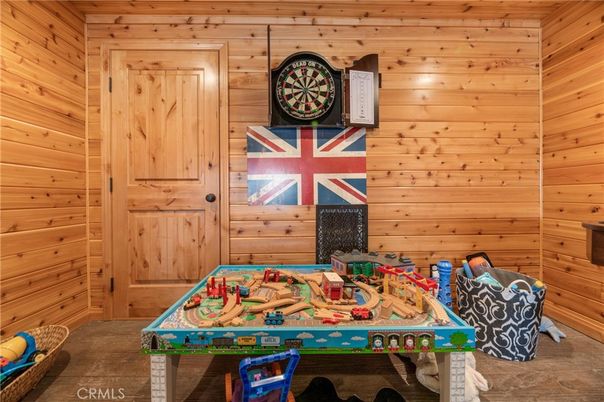 Game Room, Interior, Wooden Walls