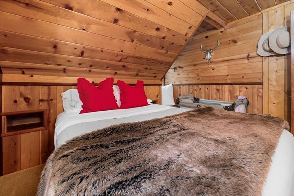 Bedroom, Interior, Wooden Ceilings, Wooden Walls