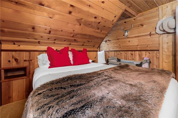 Bedroom, Interior, Wooden Ceilings, Wooden Walls