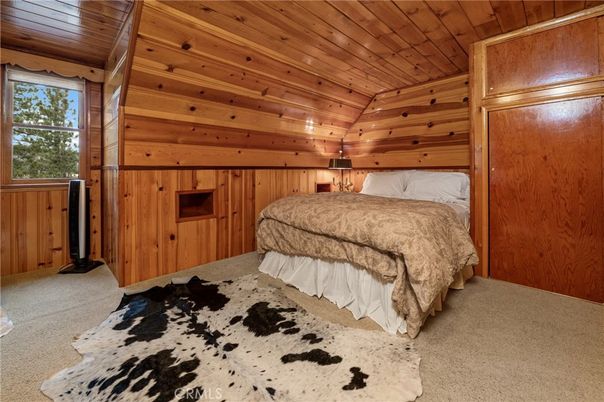 Bedroom, Interior, Wooden Ceilings, Wooden Walls