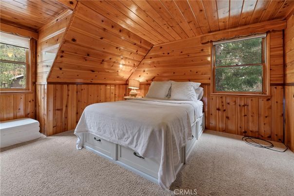 Bedroom, Interior, Wooden Ceilings, Wooden Walls