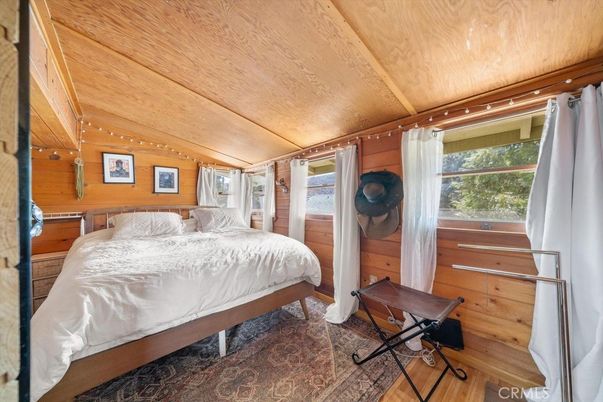 Bedroom, Interior, Wooden Ceilings, Wood Texture Flooring, Wooden Walls