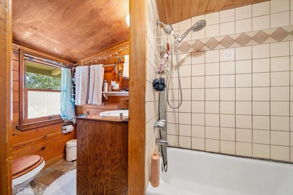 Bathroom, Interior, Wooden Walls