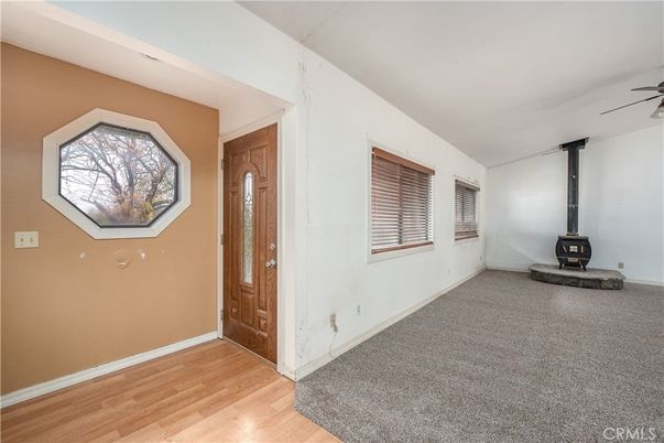 Empty room, Fireplace, Interior, Wood Texture Flooring