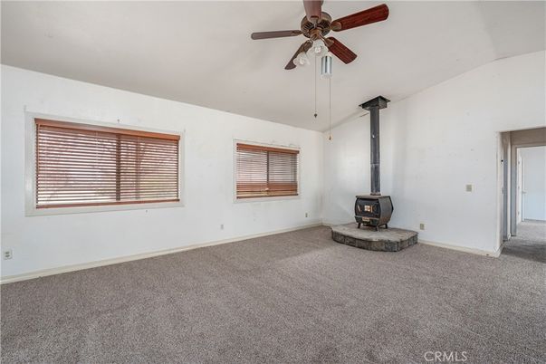Empty room, Fireplace, Interior