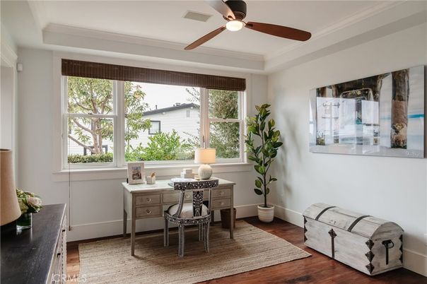 Home Office, Interior, Wood Texture Flooring