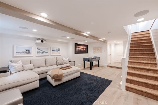 Game Room, Interior, Living room, Recessed Lighting, Wood Texture Flooring