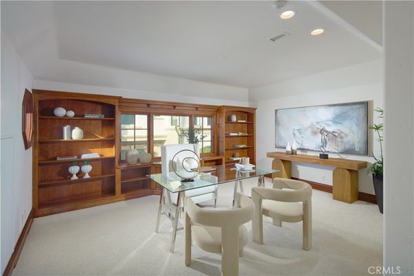 Home Office, Interior, Recessed Lighting