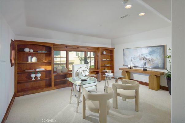 Home Office, Interior, Recessed Lighting