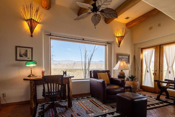 Home Office, Interior, Wooden Beams