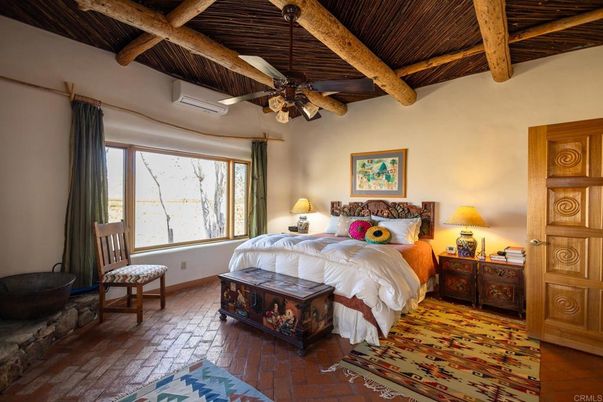 Bedroom, Interior, Wooden Beams, Wooden Ceilings, Wood Texture Flooring
