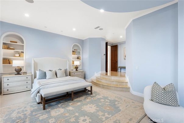 Bedroom, Interior, Recessed Lighting