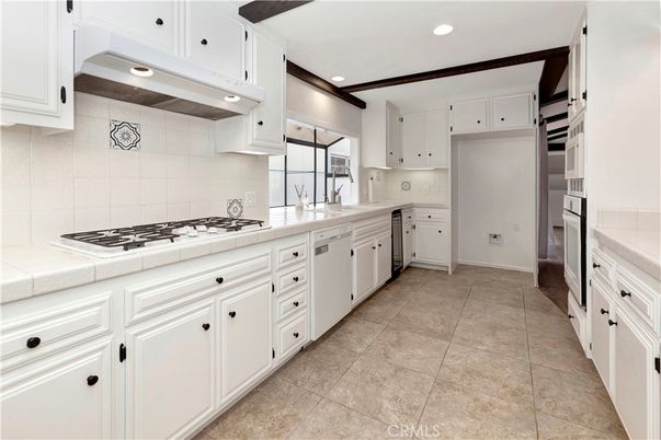 Interior, Kitchen, Recessed Lighting, Tile Countertops