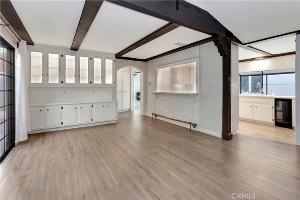Empty room, Interior, Wooden Beams, Wood Texture Flooring