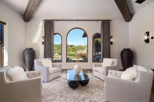 Interior, Living room, Wooden Beams