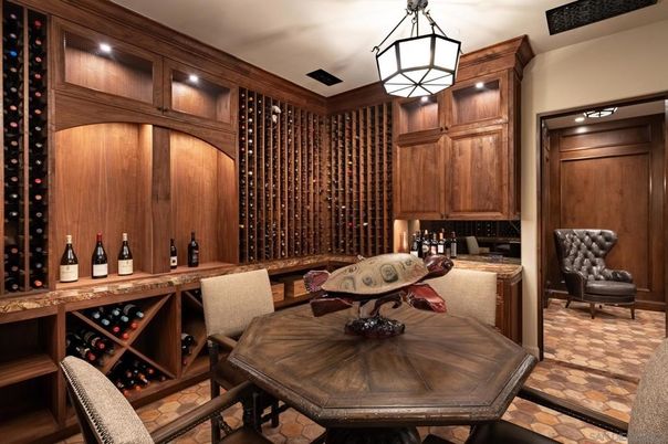 Interior, Recessed Lighting, Wine Storage