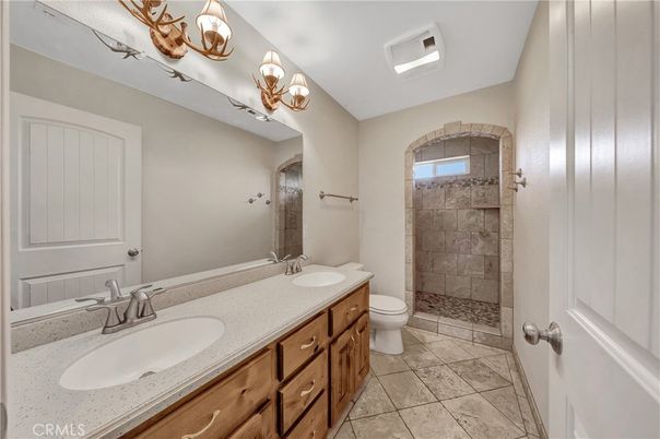 Bathroom, Dual Sink Vanities, Glass Shower, Interior