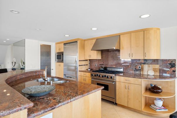 Interior, Kitchen, Recessed Lighting, Stainless Steel Appliances