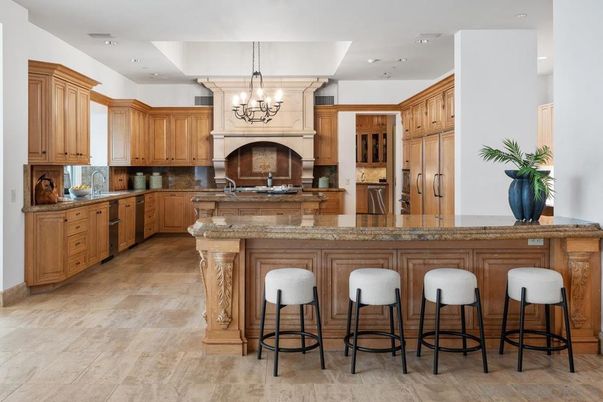 Chandelier, Interior, Kitchen, Recessed Lighting