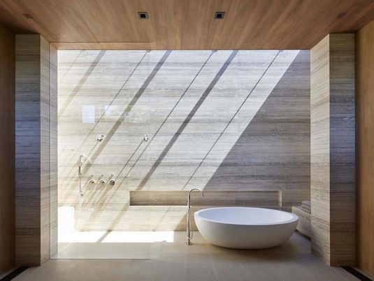 Bathroom, Free Standing Baths, Interior, Wooden Ceilings