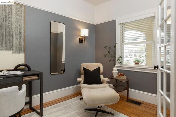 Home Office, Interior, Wood Texture Flooring