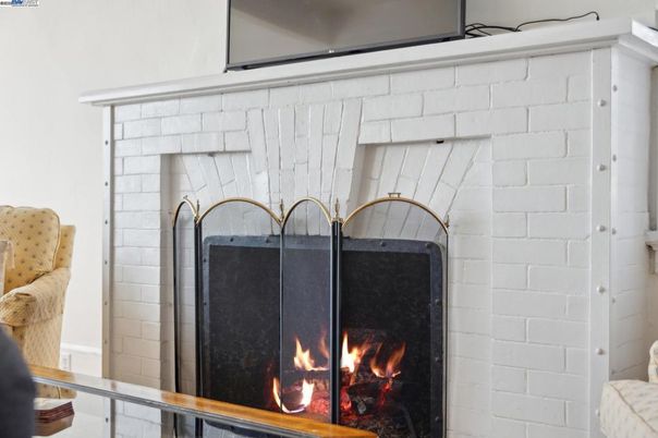 Fireplace, Interior, Stone Walls